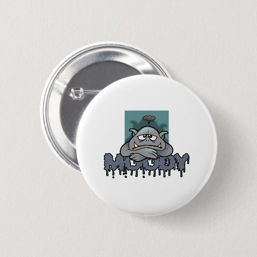 Badge Rond 5 Cm Moody (Devant & derrière)