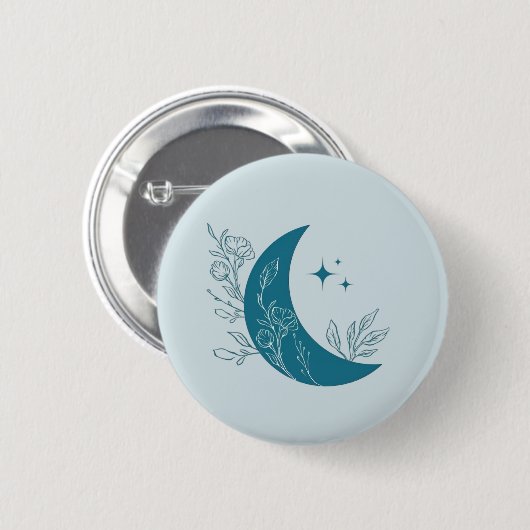 Badge Rond 5 Cm Moon (Devant & derrière)