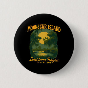 Badge Rond 5 Cm Moonscar Island Retro Caricature Halloween Zombie