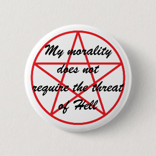 Badge Rond 5 Cm Moralité du Wiccan