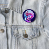 Badge Rond 5 Cm Moray Eel et Ancre (En situation)