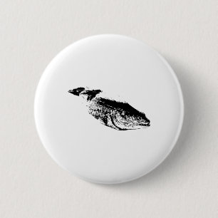 Badge Rond 5 Cm Moray Eel Motif Poisson récif Océan Animaux Mer Cr