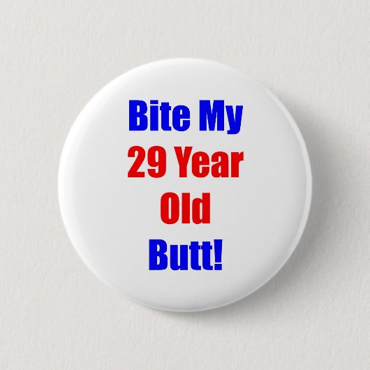 Badge Rond 5 Cm Morsure 29 mon bout (Devant)
