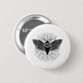 Badge Rond 5 Cm mortalité papillon (Devant & derrière)