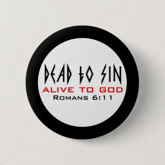 Badge Rond 5 Cm Morts à sin