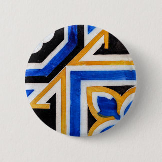 Badge Rond 5 Cm mosaïque vintage traditionnelle azulejo mosaïque P
