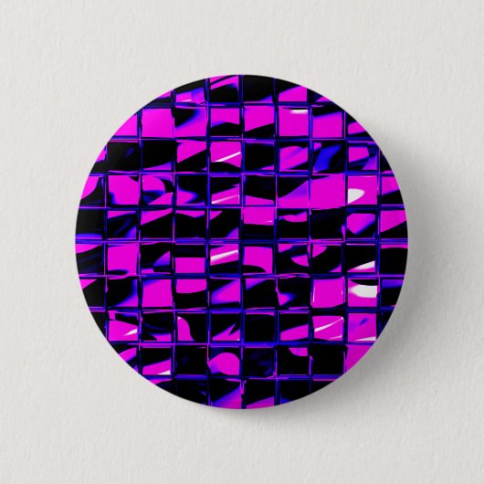 Badge Rond 5 Cm mosaïque (violet) (Devant)
