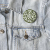 Badge Rond 5 Cm Moss Mandala (En situation)