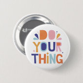 Badge Rond 5 Cm mot de motivation (Devant & derrière)