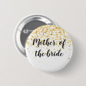 Badge Rond 5 Cm Mother of the bride (Devant & derrière)