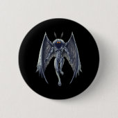 Badge Rond 5 Cm Mothman Cryptid Creator (Devant)