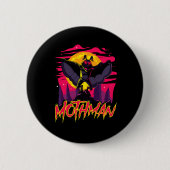 Badge Rond 5 Cm Mothman Movie Fun Cryptid Halloween Myth Monster C (Devant)