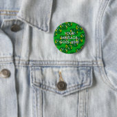 BADGE ROND 5 CM MOTIF ADN (En situation)