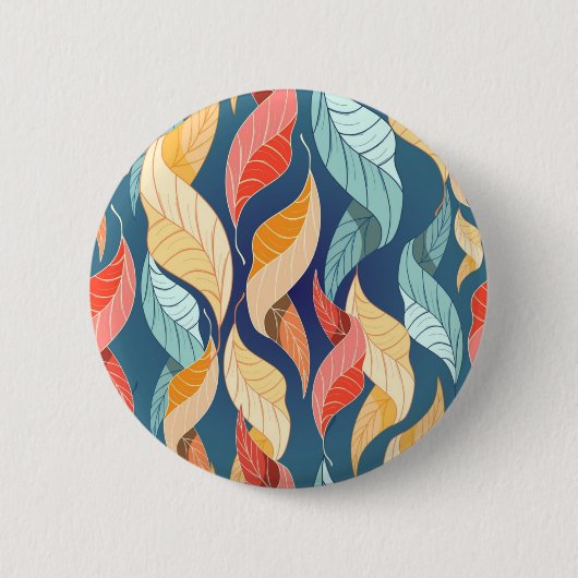 Badge Rond 5 Cm Motif automne (Devant)