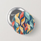 Badge Rond 5 Cm Motif automne (Devant & derrière)