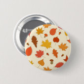 Badge Rond 5 Cm Motif automne (Devant & derrière)