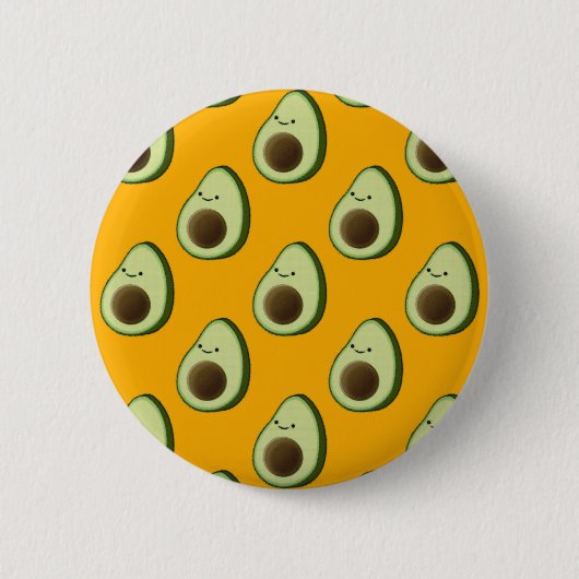 Badge Rond 5 Cm Motif Avocado (Devant)