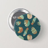 Badge Rond 5 Cm Motif bleu extérieur d'étape | de Geo (Devant & derrière)