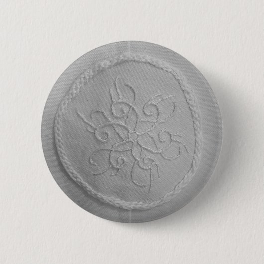 Badge Rond 5 Cm Motif - broderie (Devant)
