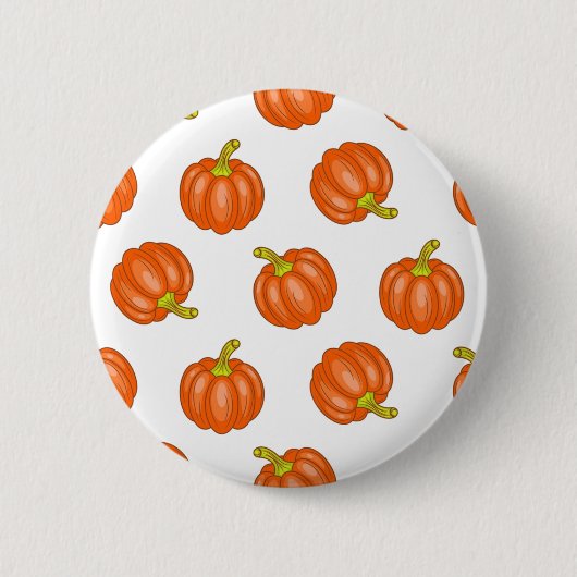 Badge Rond 5 Cm motif citrouille (Devant)