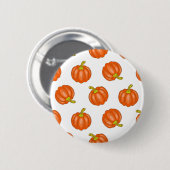 Badge Rond 5 Cm motif citrouille (Devant & derrière)