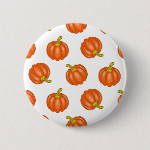 Badge Rond 5 Cm motif citrouille