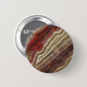 Badge Rond 5 Cm Motif d'agate (Devant & derrière)