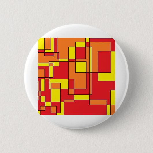 Badge Rond 5 Cm Motif de briques Abstrait (Devant)