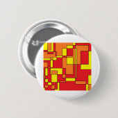 Badge Rond 5 Cm Motif de briques Abstrait (Devant & derrière)