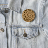 Badge Rond 5 Cm Motif de café (En situation)