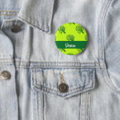 Badge Rond 5 Cm Motif de chêne vert (En situation)
