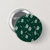 Badge Rond 5 Cm motif de feuille (Devant & derrière)