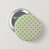 Badge Rond 5 Cm Motif de fleurs (Devant & derrière)