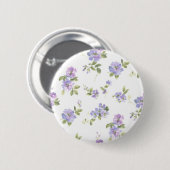 Badge Rond 5 Cm Motif de fleurs (Devant & derrière)