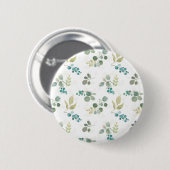 Badge Rond 5 Cm Motif de floraison de plaisir (Devant & derrière)