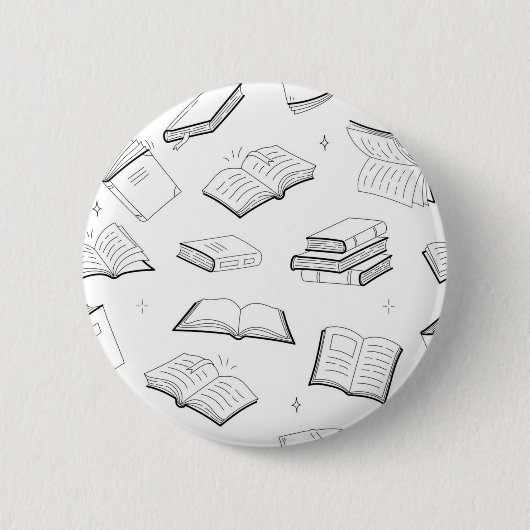 Badge Rond 5 Cm Motif de livre (Devant)
