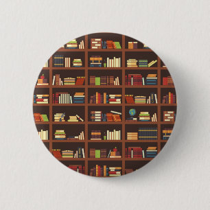 Badge Rond 5 Cm Motif de livre