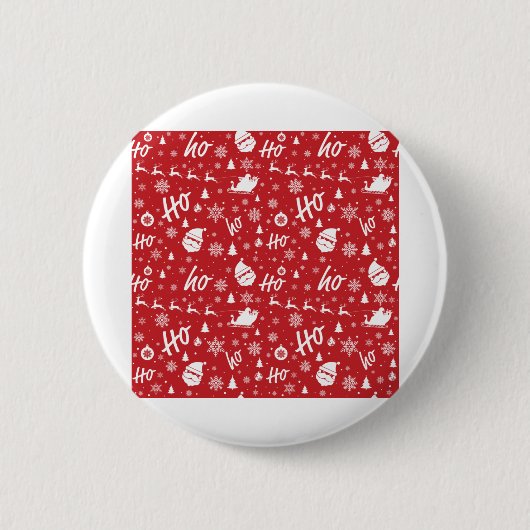 Badge Rond 5 Cm Motif de Noël (Devant)