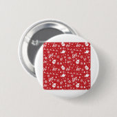 Badge Rond 5 Cm Motif de Noël (Devant & derrière)