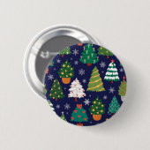Badge Rond 5 Cm Motif de Noël (Devant & derrière)