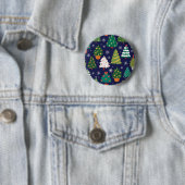 Badge Rond 5 Cm Motif de Noël (En situation)