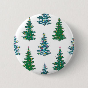 Badge Rond 5 Cm Motif de Noël