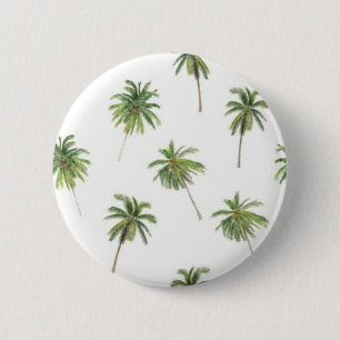 Badge Rond 5 Cm Motif de palmier