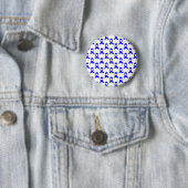 Badge Rond 5 Cm Motif de ruban bleu (En situation)