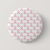 Badge Rond 5 Cm Motif de ruban rose (Devant)