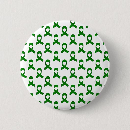 Badge Rond 5 Cm Motif de ruban vert (Devant)