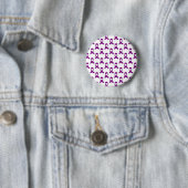 Badge Rond 5 Cm Motif de ruban violet (En situation)