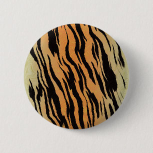 Badge Rond 5 Cm Motif de tigre