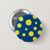 Badge Rond 5 Cm Motif de tranches de citron (Devant & derrière)