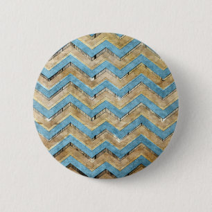 Badge Rond 5 Cm Motif de zigzag frais impressionnant de chevron